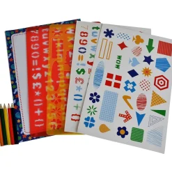 Alphabet and Shapes Stencil Set