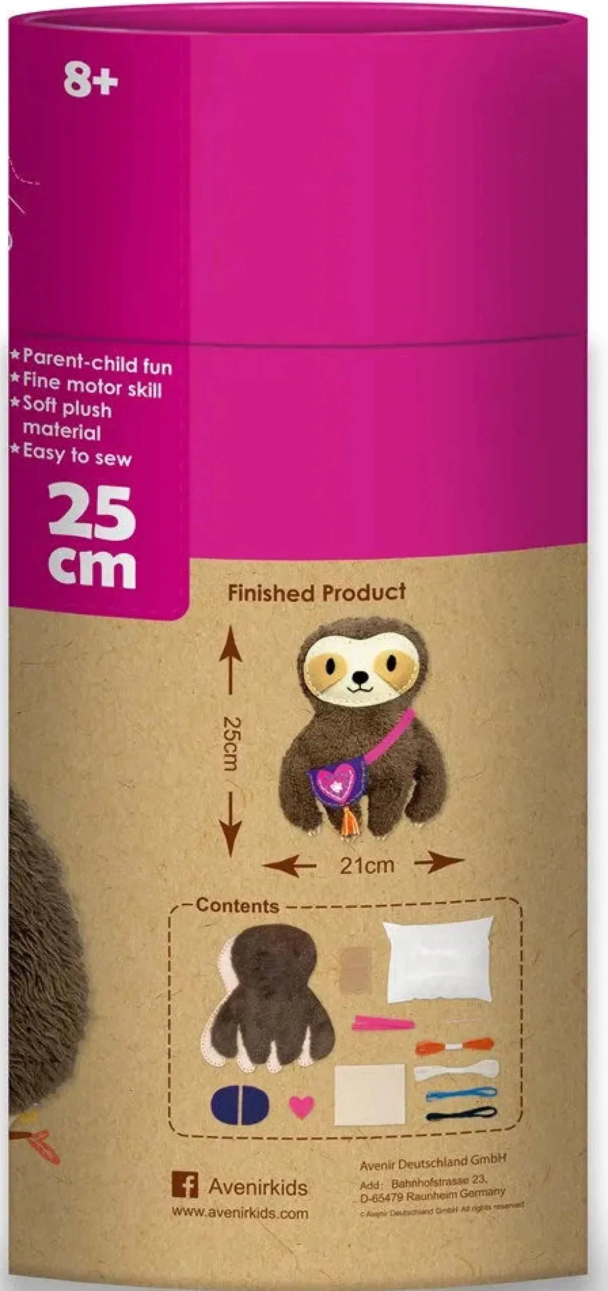 Avenir Sewing Doll - Sloth