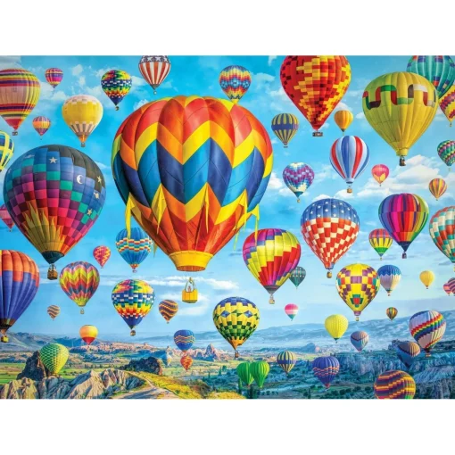 Balloons in Flight 1000 Piece Puzzle