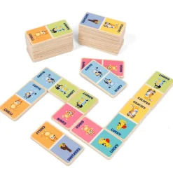 Bluey Wooden Dominoes