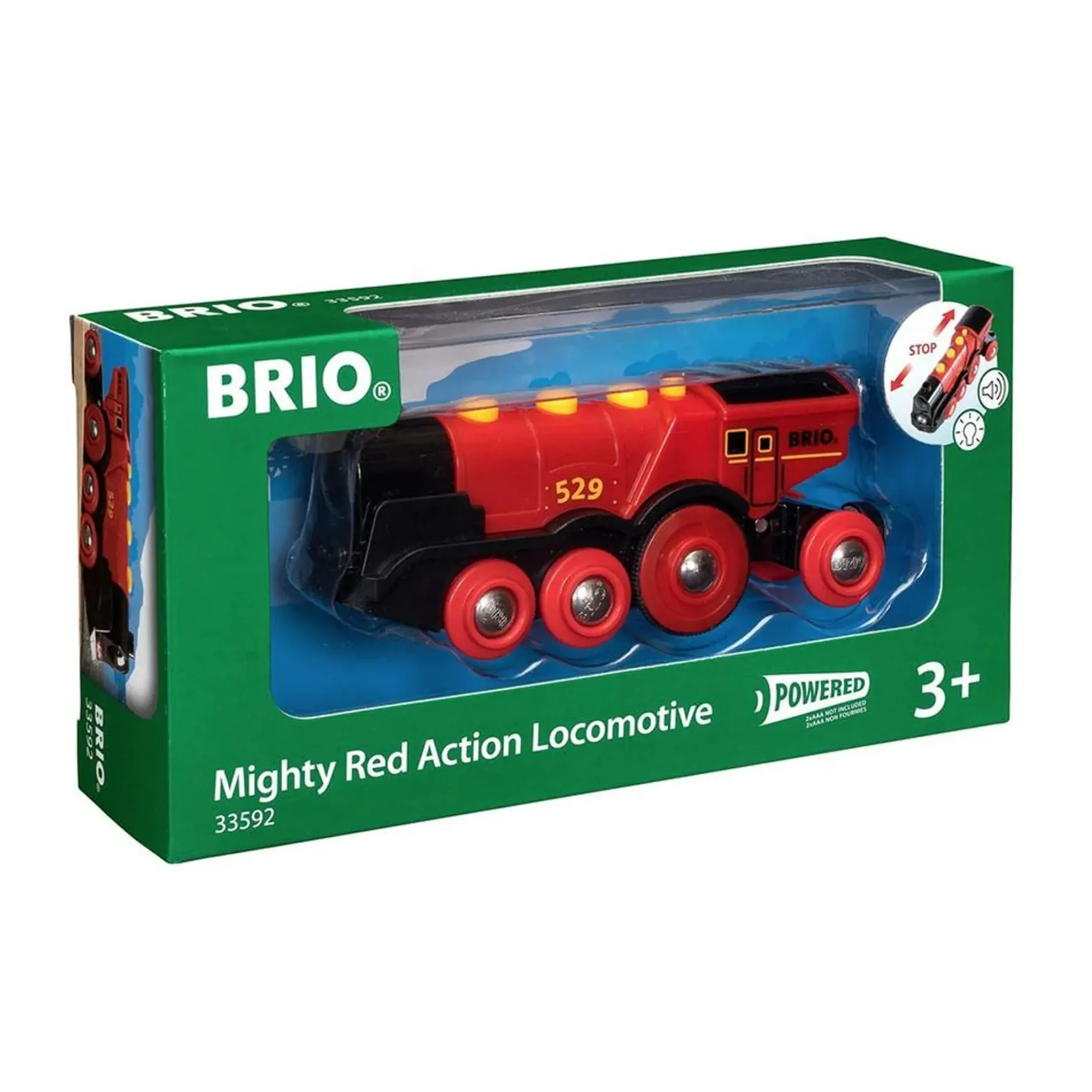 BRIO BO - Mighty Red Action Locomotive