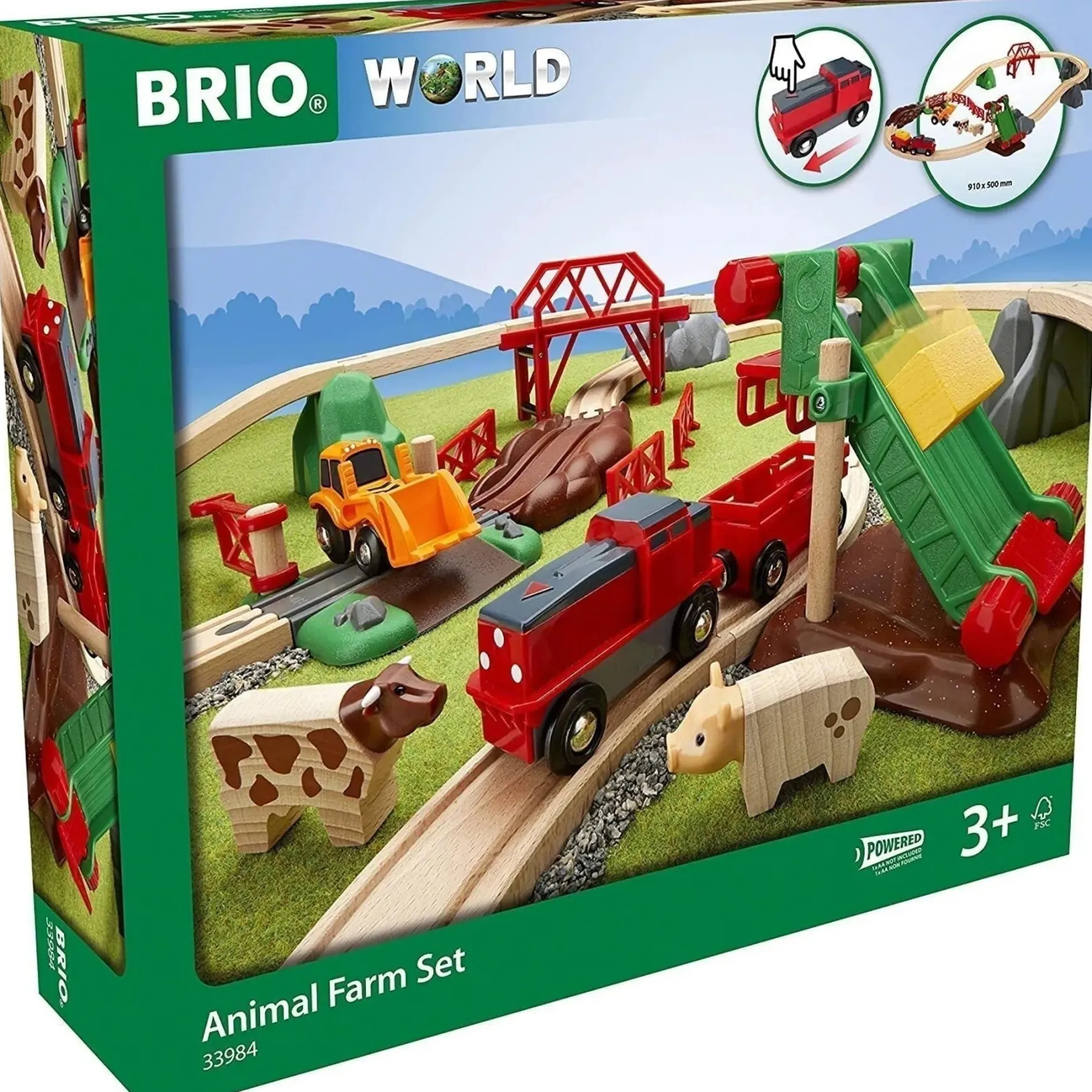 BRIO Set - Animal Farm Set 30 pieces