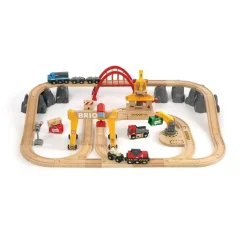 BRIO Set - Cargo Railway Deluxe Set 54 pieces