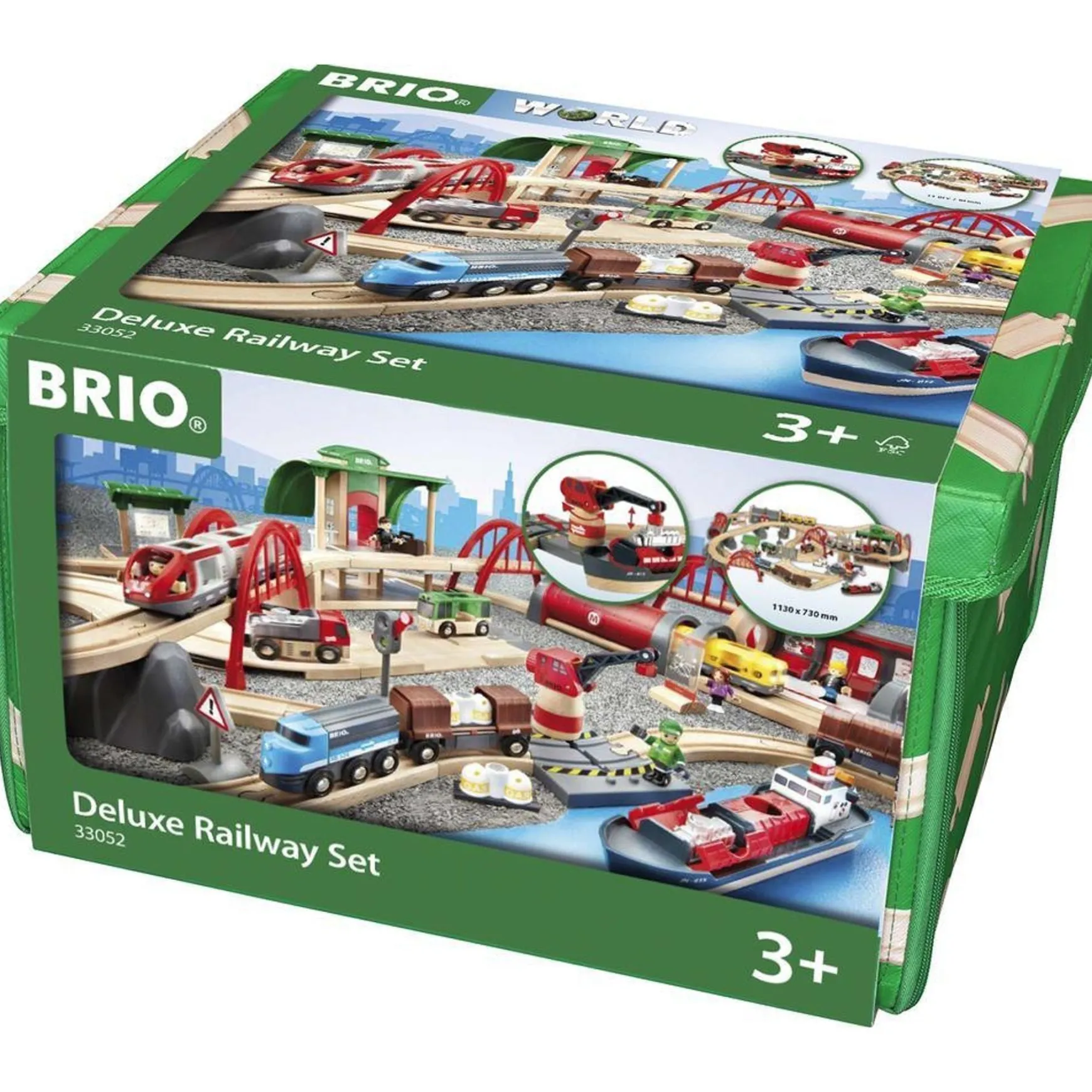 BRIO Set - Deluxe Railway Set 87 pieces