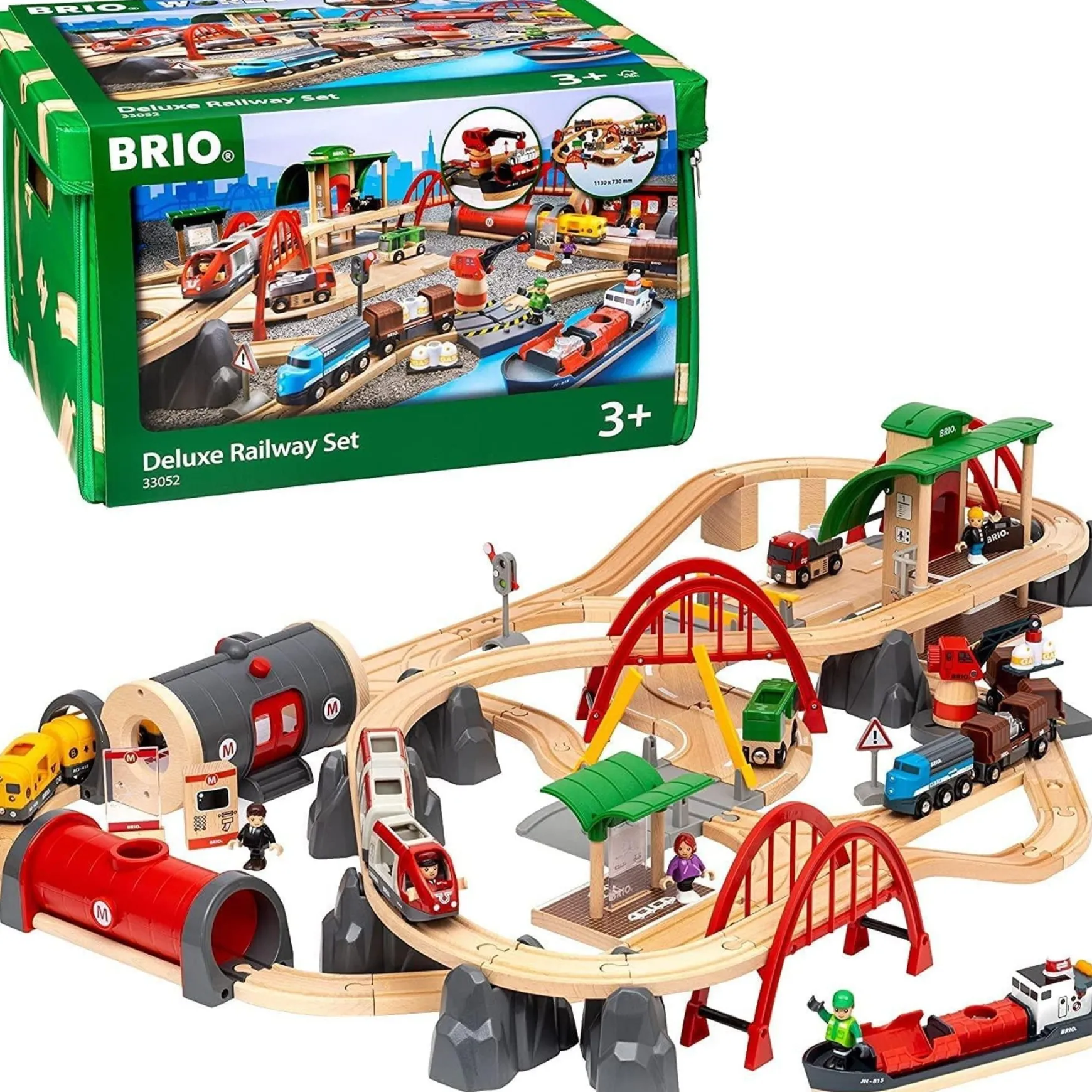 BRIO Set - Deluxe Railway Set 87 pieces
