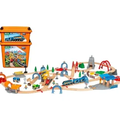 BRIO Smart Tech Sound - Action Tunnel Deluxe set 91 pieces
