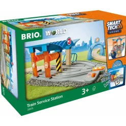 BRIO Smart Tech Sound - Train Service Station 2 pieces
