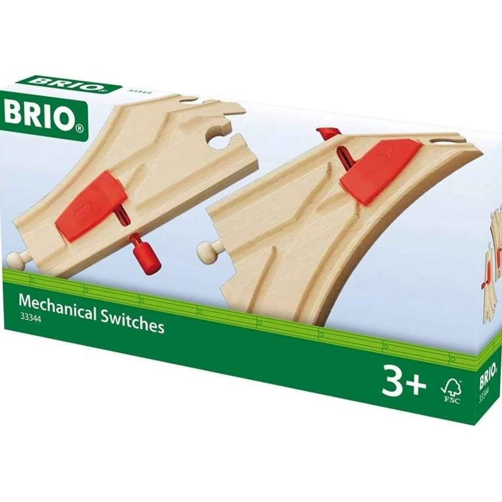 BRIO Tracks - Mechanical Switches 2 pieces
