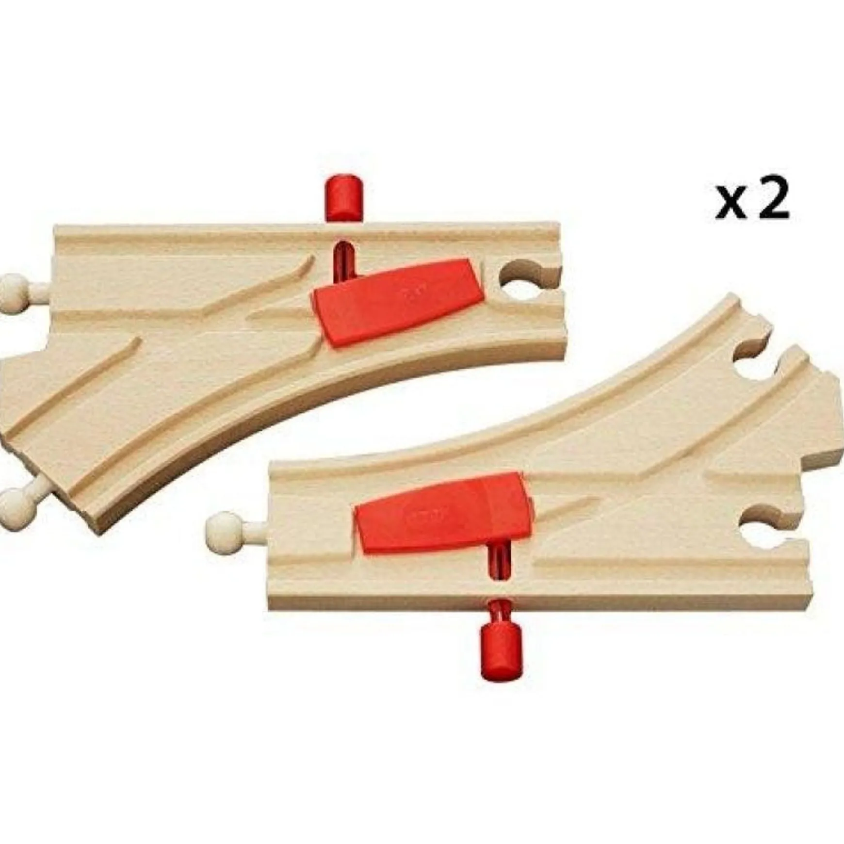 BRIO Tracks - Mechanical Switches 2 pieces