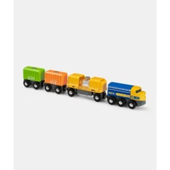 BRIO Train - Three-Wagon Cargo Train 7 pieces