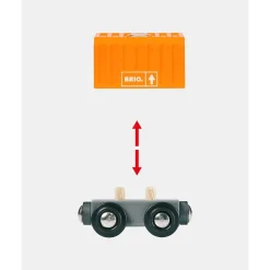 BRIO Train - Three-Wagon Cargo Train 7 pieces