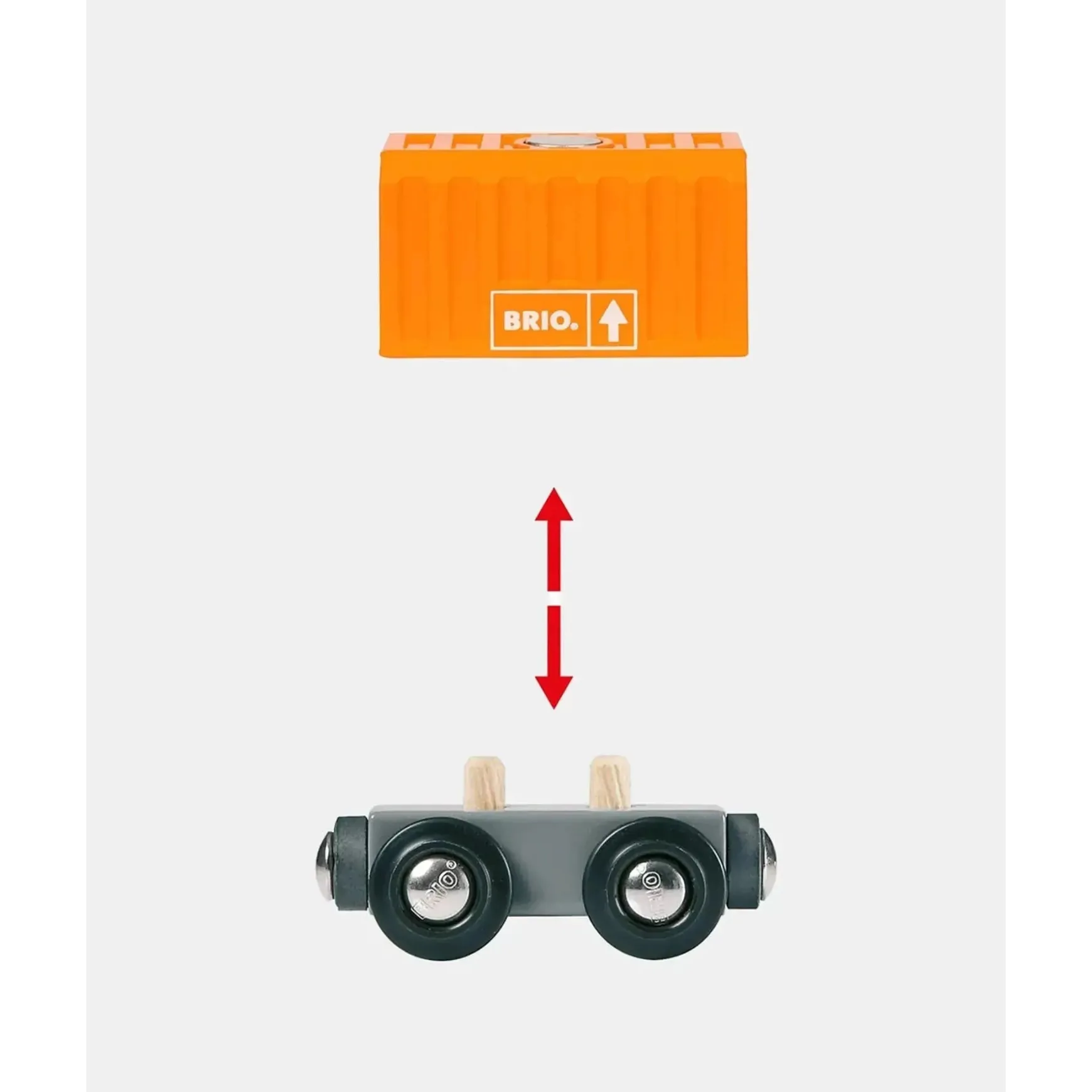 BRIO Train - Three-Wagon Cargo Train 7 pieces