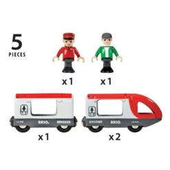 BRIO Train - Travel Train 5 pieces