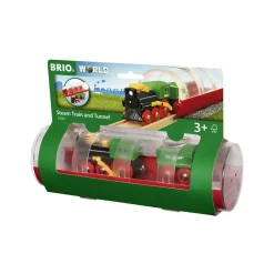 BRIO Train - Tunnel u0026 Steam Train 3 pieces