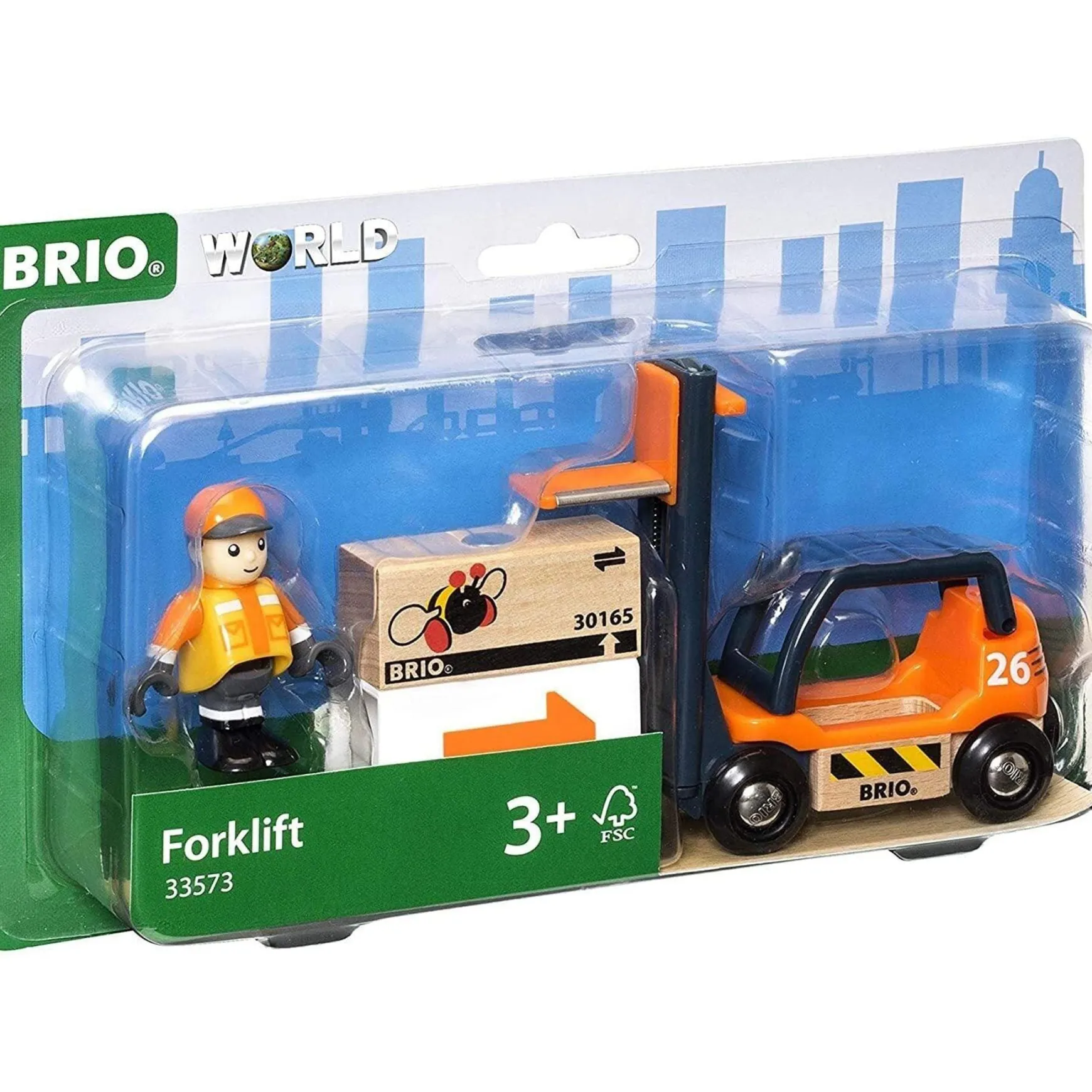 BRIO Vehicle - Forklift 4 pieces