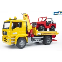 Bruder | MAN TGA Breakdown Truck with CC Vehicle 1:16