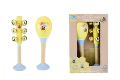 Buzzy Days Bee Maraca and Bellstick Set