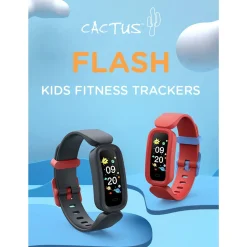 Cactus - Flash - Kids Fitness Activity Tracker - Black