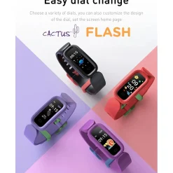 Cactus - Flash - Kids Fitness Activity Tracker - Black