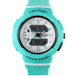 Cactus Watches | Analogue Digital Combo Watch | Aqua