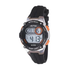 Cactus Watches | Kids Digital Galaxy Watch | Black/Orange