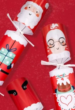 Christmas Crackers | Santa Racing | Pack of 6