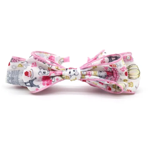 Claris Fashion Print Headband with Bow