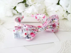 Claris Fashion Print Headband with Bow