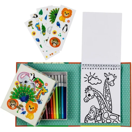 Colouring Set - Zoo