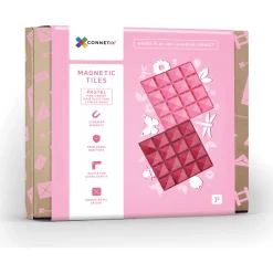 Connetix 2 Piece Base Plate Pink u0026 Berry Pack Pastel