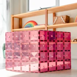 Connetix 2 Piece Base Plate Pink u0026 Berry Pack Pastel