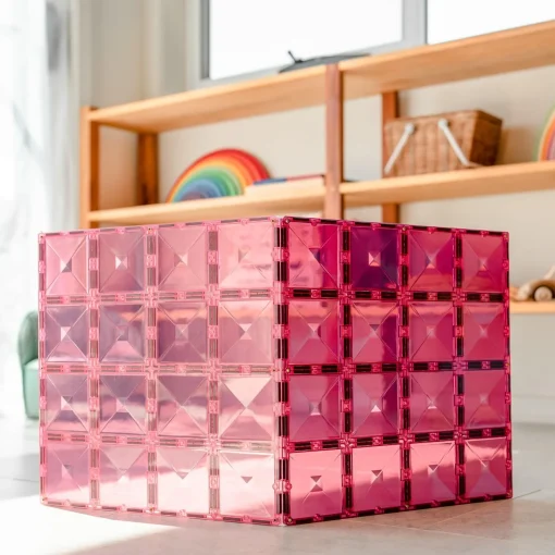 Connetix 2 Piece Base Plate Pink u0026 Berry Pack Pastel