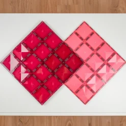 Connetix 2 Piece Base Plate Pink u0026 Berry Pack Pastel