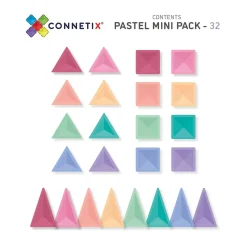 Connetix Pastel Mini Pack 32 Piece