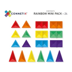 Connetix Rainbow Mini Pack 24 Piece