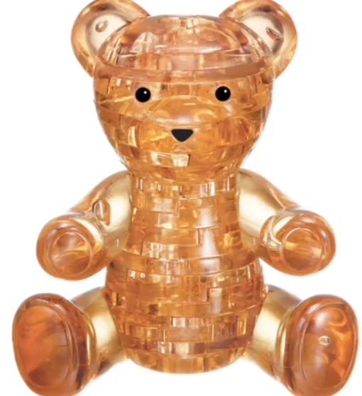 3D Brown Teddy | Crystal Puzzle