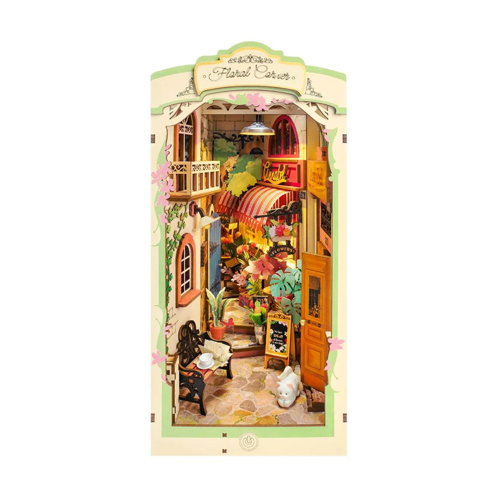 DIY Book Nook | Floral Corner