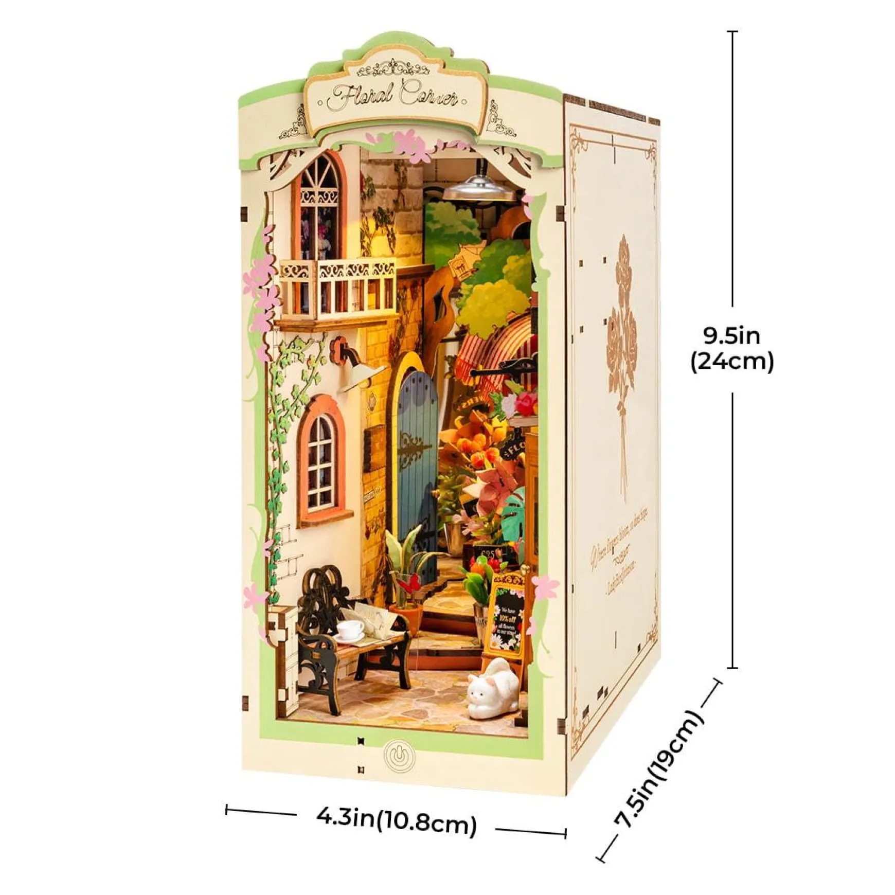 DIY Book Nook | Floral Corner