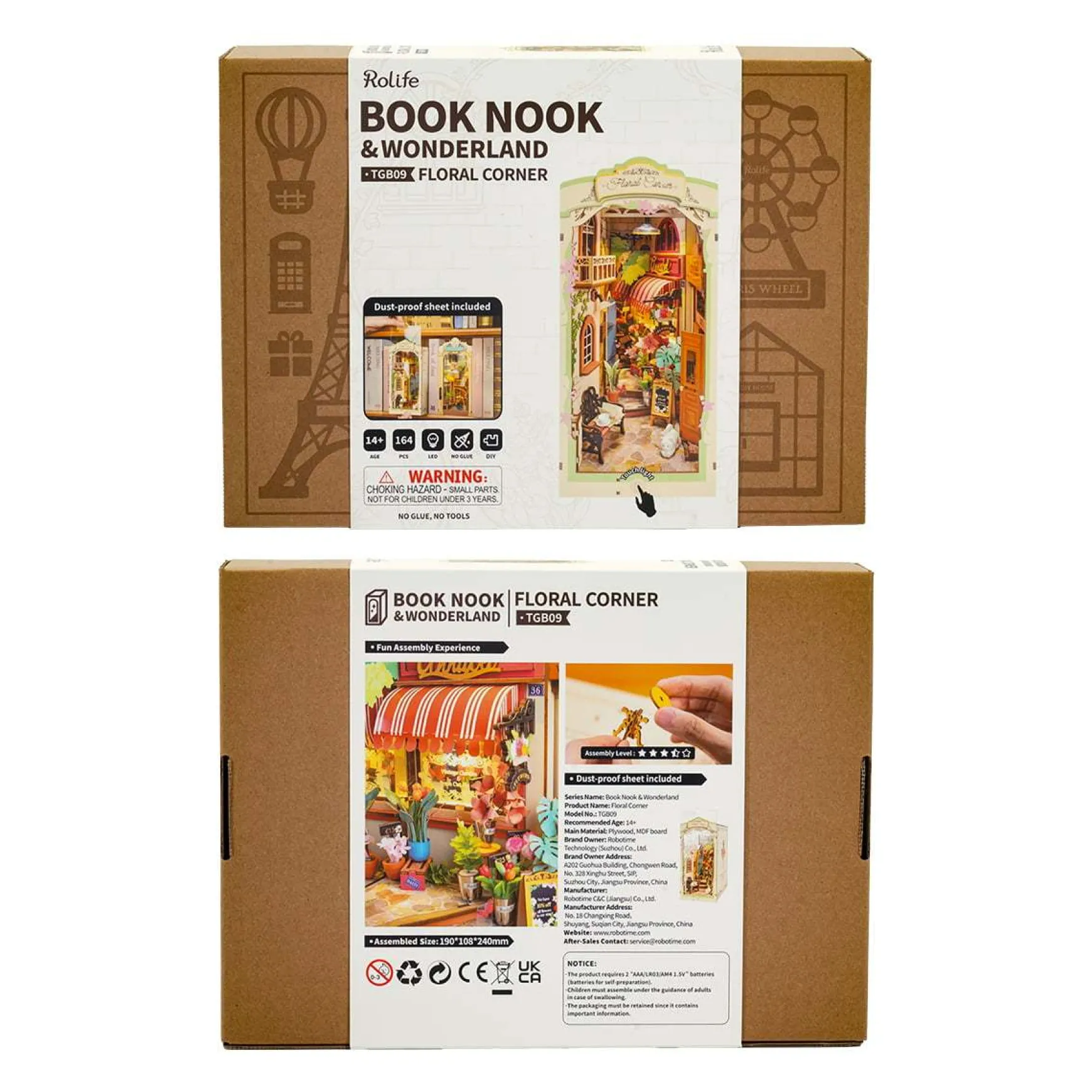 DIY Book Nook | Floral Corner