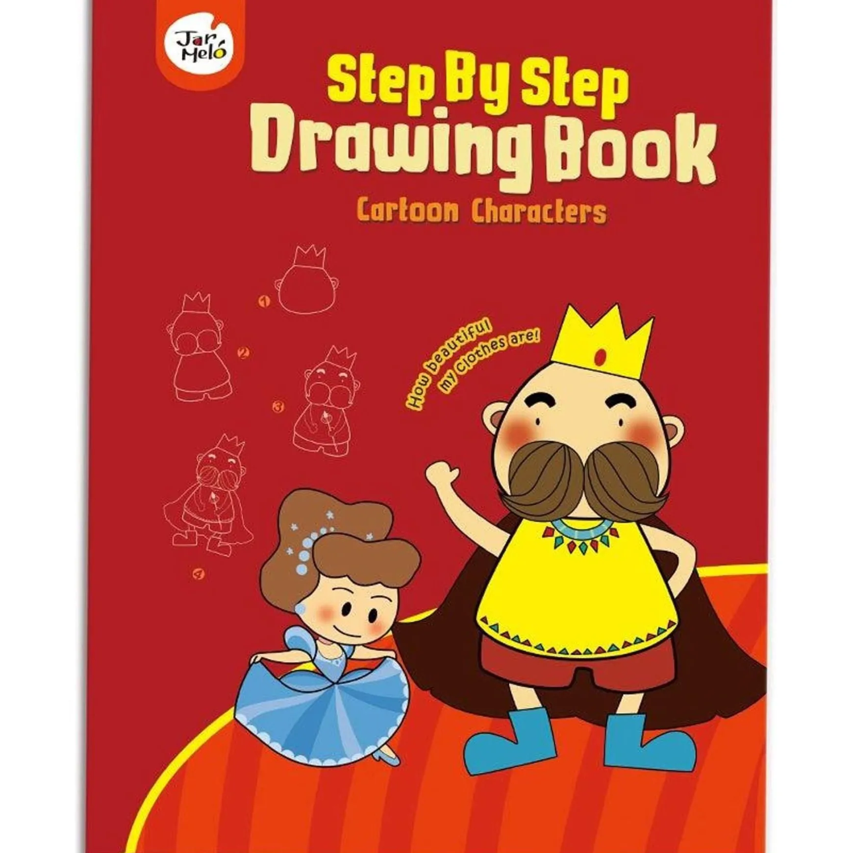 Drawing Book - Cartoon Characters (Step by Step)