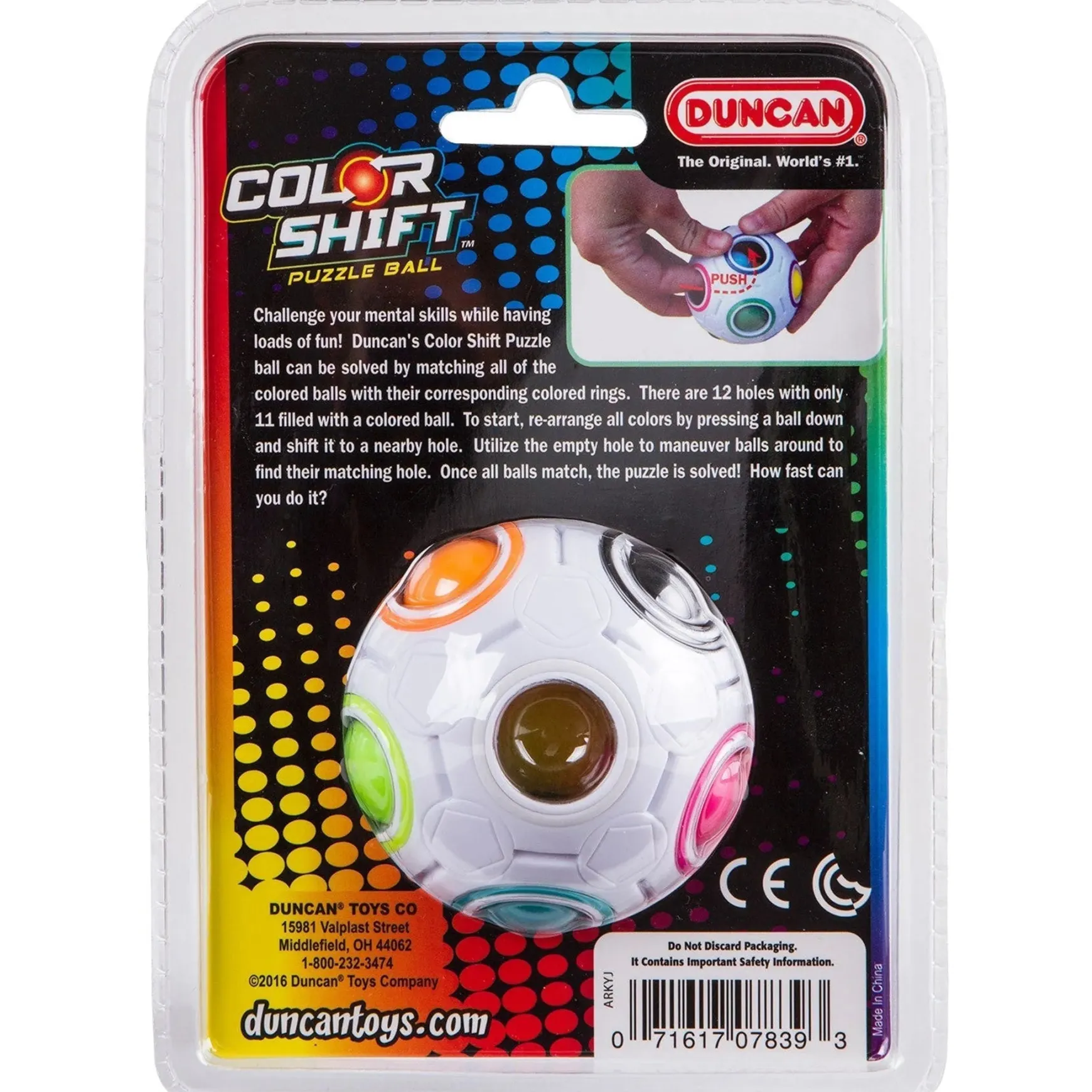 Duncan Color Shift Puzzle Ball