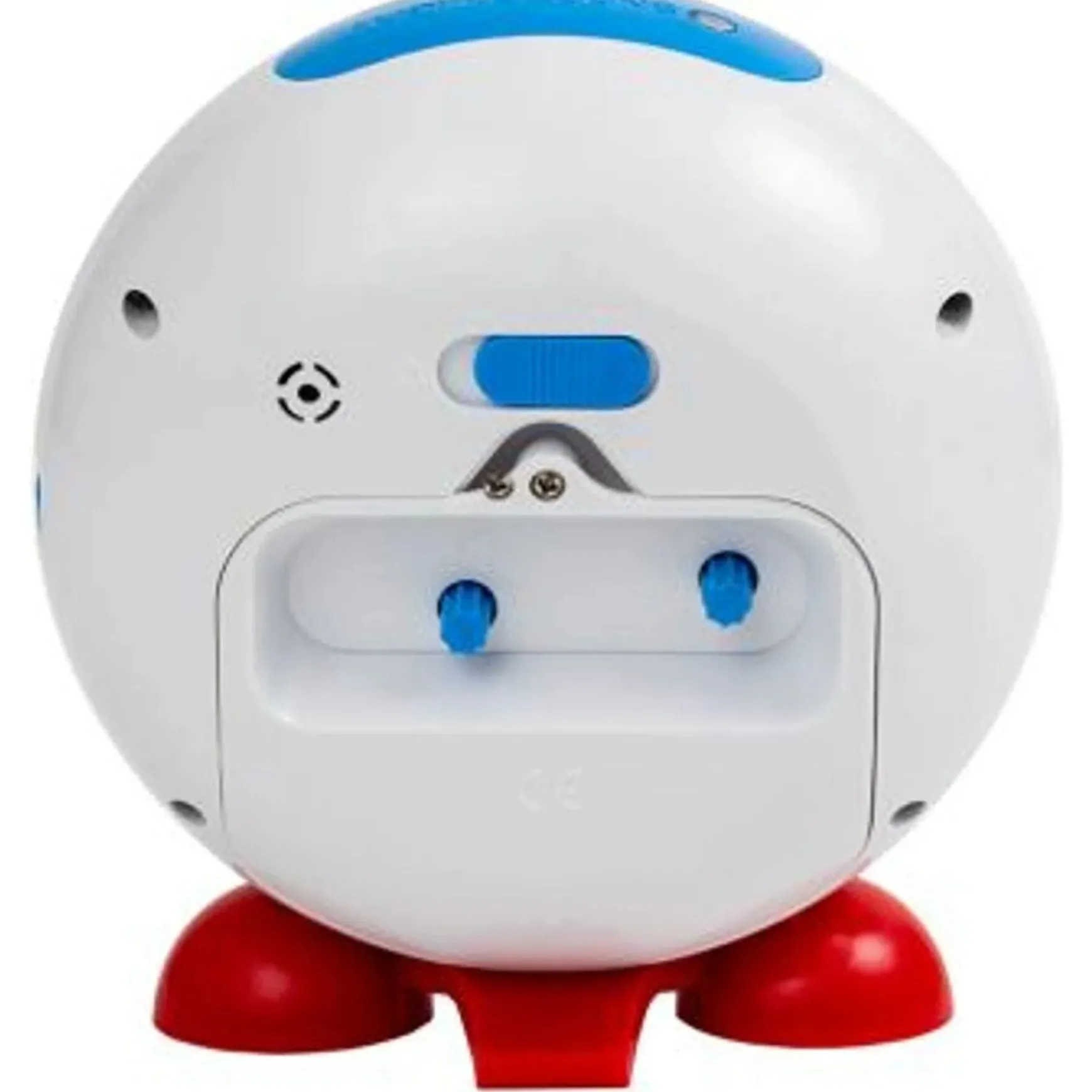 Easy Read Time Teacher Alarm Clock - Blue and Red
