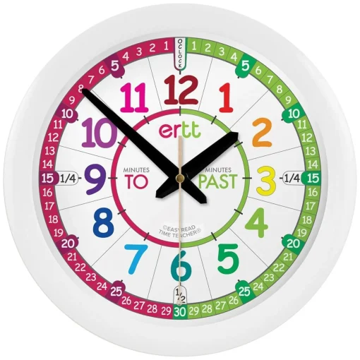 Easy Read Time Teacher Wall Clock