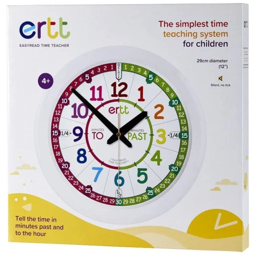 Easy Read Time Teacher Wall Clock