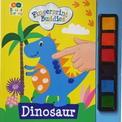 Fingerprint Buddies Book - Dinosaur