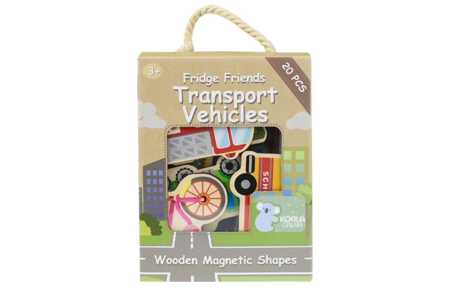 Fridge Friends Magnetic Transport Vehicles 20 Piece