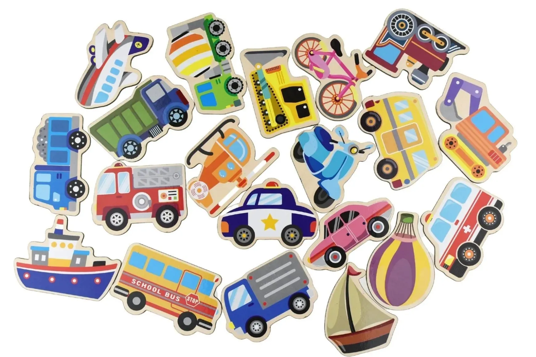 Fridge Friends Magnetic Transport Vehicles 20 Piece