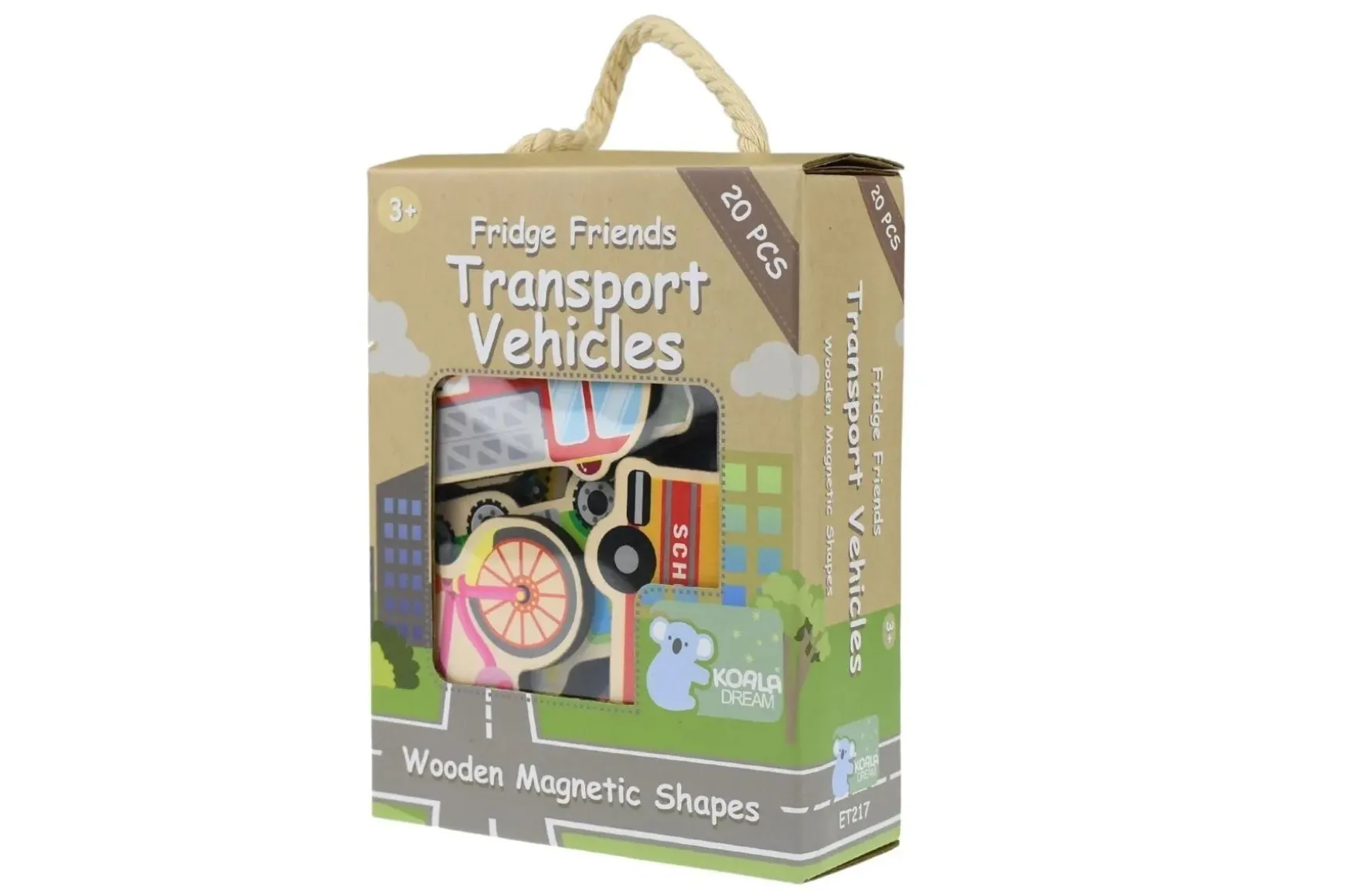 Fridge Friends Magnetic Transport Vehicles 20 Piece