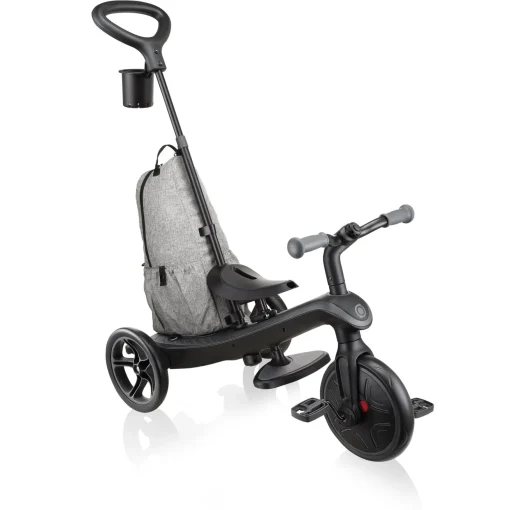 Globber | Explorer Trike 4in1 Deluxe Play | Black/Grey