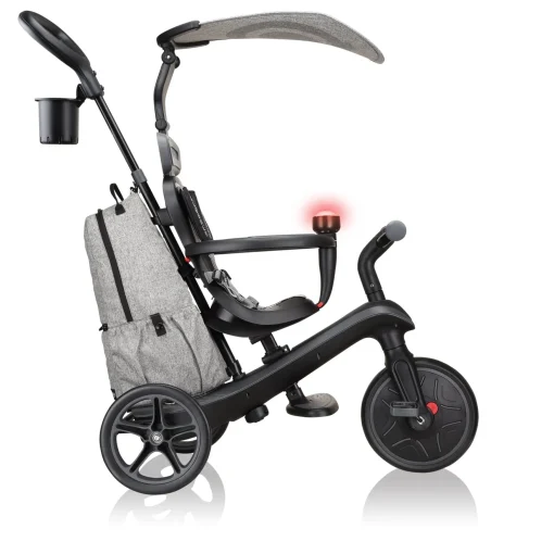 Globber | Explorer Trike 4in1 Deluxe Play | Black/Grey